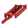thumbnail image 7 of Punch Positioner Strong Corrosion Resistance Wood Doweling Jig for Woodworking Red, 7 of 7