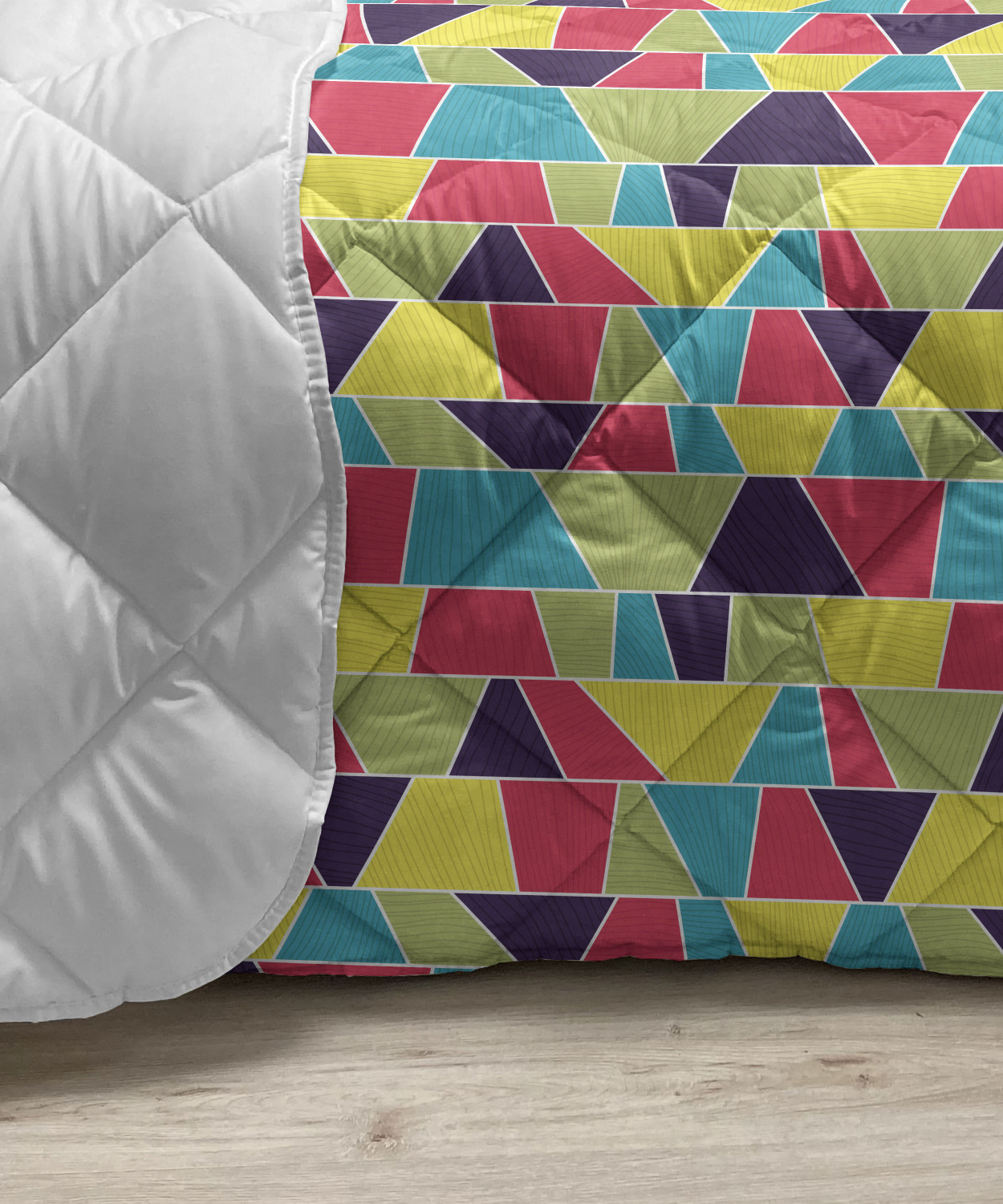 thumbnail image 3 of Abstract Down Alternative Comforter, Grungy Chaotic Pattern with Graffiti Art Influences Urban Lifestyle Street Art, Microfiber Quilt for All Season, 5 Sizes, Multicolor, by Ambesonne, 3 of 3