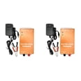 thumbnail image 1 of 2X Electric Fence Solar Energiser Charger Controller Horse Cattle Poultry Farm Animal Fence Alarm US Plug, 1 of 7