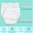 thumbnail image 3 of 6 Pack Training Underwear for Baby, Celivon Toddler Potty Training Pants for Boys & Girls Reusable Waterproof, Cute Pattern Rainbow Animal Fish Orange, Child Underpants Panties 6M/12M/18M/2T, 3 of 5