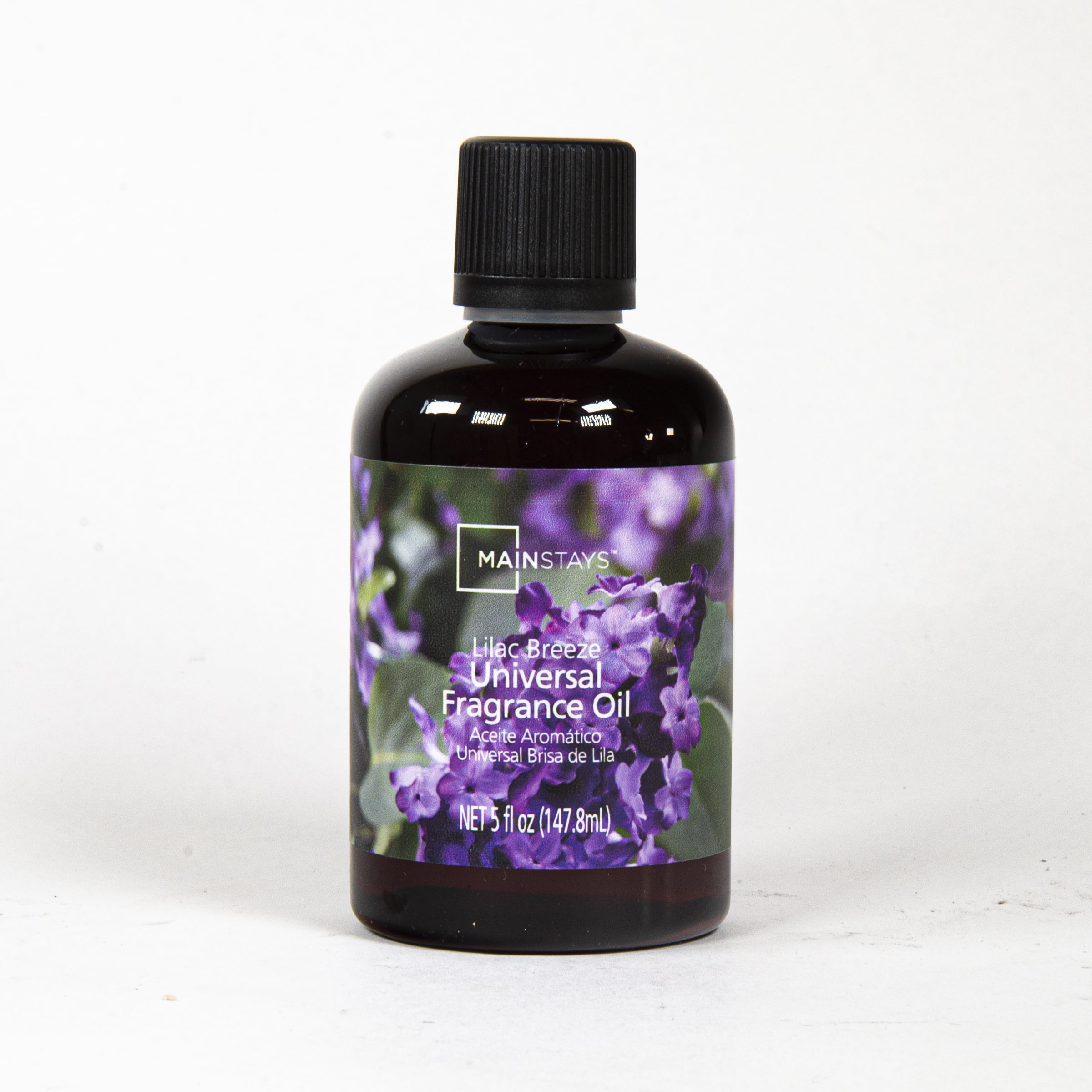 Mainstays Universal Fragrance Oil, Lilac Breeze, 5 fl oz, for use with Fragrance Oil Diffusers, Fragrance Warmers, Potpourri, and Wicking Fragrance Diffusers