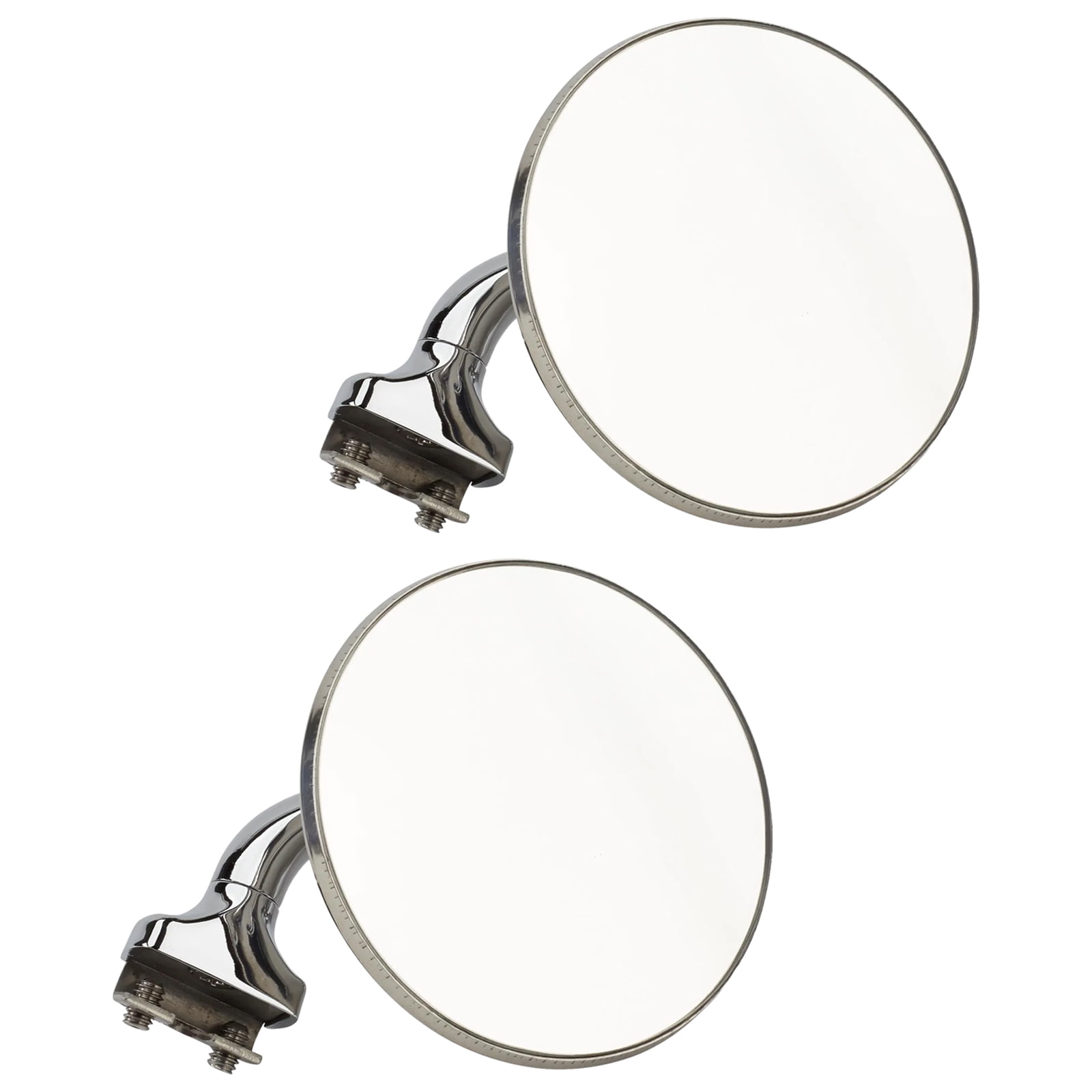 3" Peep Mirrors, Fits Driver and Passenger Sides 2 Pack