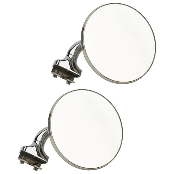 4" Peep Mirrors, Driver and Passenger Side - 2 Pack