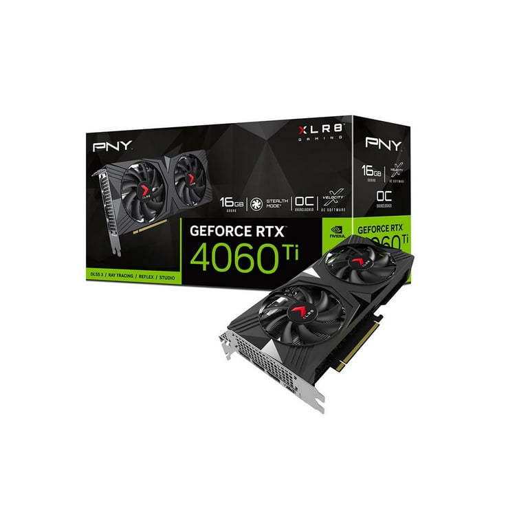 PNY GeForce RTX 4060 Ti 16GB XLR8 Gaming VERTO Overclocked PNY GeForce RTX 4060 Ti 16GB XLR8 Gaming VERTO Overclocked
