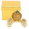 thumbnail image 2 of Caja de baratija de calabaza, cofres de joyería Caja de joyería Carro de carruaje de aleación de zinc antiguo para Acción de Gracias Día de la madre, ,Pumpkin Cart Ornament Pumpkin Cart Statue Pumpkin, 2 of 8