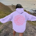 thumbnail image 2 of Hoodies for women Breast Cancer Awareness Long Sleeve Pink Ribbon Graphic Hooded Sweatshirts with Pockets Casual Comfy Pullover Fall Tops 2025, 2 of 6