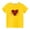 Yellow, variant on Utoimkio Kids Boys Girls Heart Graphic Tees Short Sleeve Crewneck T-Shirts Summer Casual Tops for Boys Girls 3-10 Years