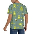 thumbnail image 2 of Vsdgher Cute Yoga Frogs Mens T-Shirts Baseball Vintage Fashionable Lightweight Casual Crew Neck Slim Fit with Long Sleeves-Medium, 2 of 7