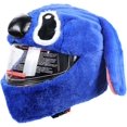 thumbnail image 3 of Funda de felpa para casco de motocicleta (cascos no incluidos), paseos divertidos y regalos, innovadora funda para casco de motocicleta con lindos ojos de personajes de dibujos animados, 3 of 4