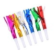 thumbnail image 3 of KAKOWELY 6 silbatos metálicos con flecos brillantes para hacer ruido, juguetes para niños, regalos de fiesta de cumpleaños, 3 of 4