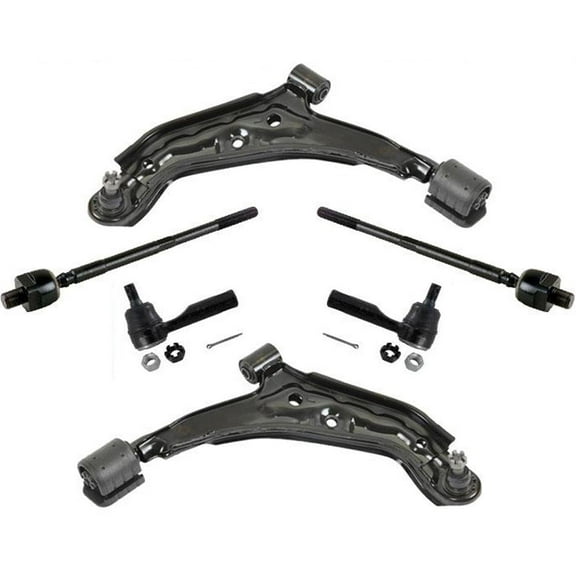 Front Lower Control Arms With Ball Joint & Tie Rods for Nissan Altima 98-01 6 Pc