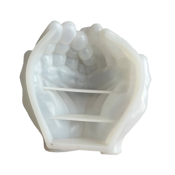 ACDANC Molds Silicone,Hands Shaped Epoxy Resin Mold for Moon Lamp Stand,Jewelry Holder,Decor Crafts,De-Molded Easy,Thicker Mold