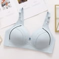 thumbnail image 4 of Wdgfv Wireless Nursing Bra for Pumping Seamless Full Coverage Maternity Bralette No Underwire for Pregnancy and Breastfeeding Blue 40, 4 of 7