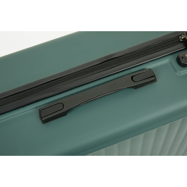 3 PCS Hardshell Luggage Set, PC+ABS Lightweight Suitcase with Two Hooks,  Spinner Wheels, TSA Lock(21/25/29), Light Purple-ModernLuxe