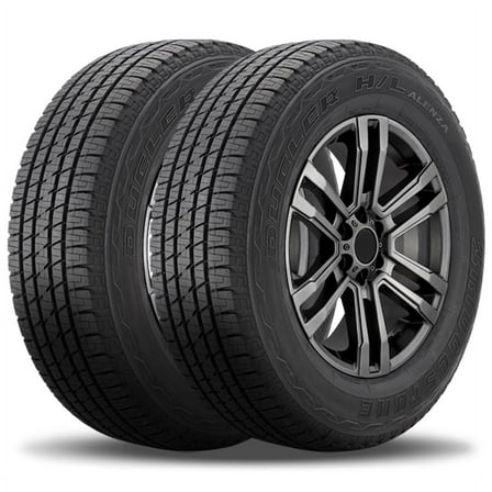 2 Bridgestone Dueler H/L Alenza P 285/45R22 110H Tires, All Season, 65000 Mile BR 023716  / 285/45/22 / 2854522