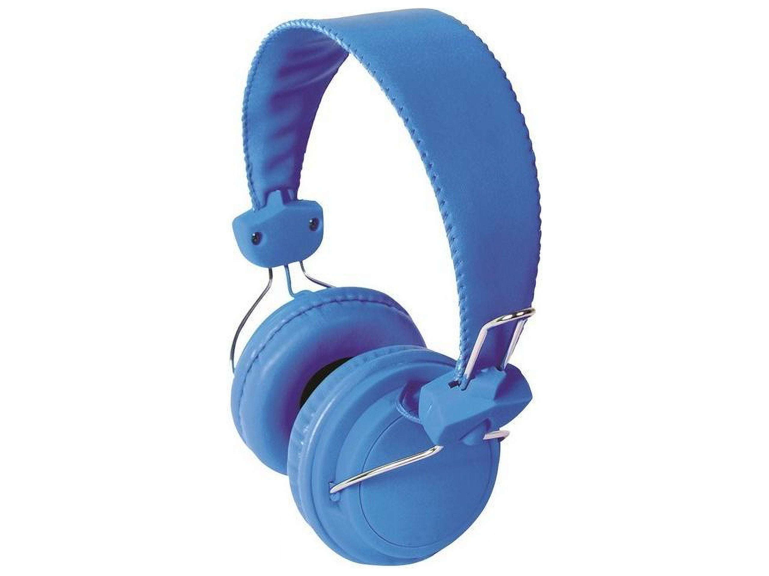 HamiltonBuhl Favoritz TRRS Headset with In-Line Microphone - Blue