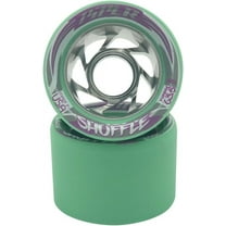 Piper Pro Aluminum Hub Roller Skate Wheels, 63.5mm, Green