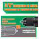 thumbnail image 3 of Taladro Rotomartillo Sin Carbones Inalámbrico 20v 2baterías Verde, 3 of 5