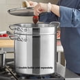 thumbnail image 2 of Truecraftware – 16 qt. Stainless Steel Double Boiler Cover- Stainless Steel Pot Cover for Melting Chocolate Candy Butter and Cheese Dishwasher & Oven Safe, 2 of 5
