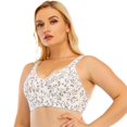 thumbnail image 1 of AMERTEER Women‘s Full Figure Wirefree Plus Size Minimizer Support Bra, 1 of 9
