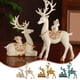 thumbnail image 1 of Fiudx Juego de Estatuas de Ciervo, Escultura de Resina de La Prosperidad, Elegante Decoración de Escritorio, Elegante Detalle para El Hogar y La Oficina, Ideal Como Regalo para Familiares y Amigos, T, 1 of 7