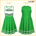 thumbnail image 7 of SUOSDEY Girls Cheerleader Costume Outfit Set,Kids Sleeveless Cheerleading Uniform for Party Birthday Halloween, 7 of 7