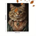 thumbnail image 3 of Qisvanset 12x16 Inch With Frame 2D Flat Wall Art Victorian Cat Portrait Vintage Classic Home Wall Decor, 3 of 8