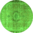 thumbnail image 1 of Ahgly Company Indoor Round Persian Green Traditional Area Rugs, 7' Round, 1 of 1