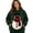 Army Green, variant on Stralyhd Christmas Dog Hoodie for Women Santa Cat Carrier Sweatshirt with Pocket Zip Up Dogs Hoodie with Pouch Zip Holiday Hoodies