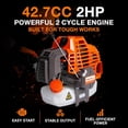 thumbnail image 3 of PROYAMA 42.7cc 5 in 1 Gas Brush Cutter, Multi-functional Gas Hedge Trimmer, Weed Eater, Brush Cutter, String Trimmer, Pole Saw with 3.3ft Extension Pole, 3 of 10