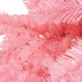 thumbnail image 3 of Naomi Home 6.5ft Pink Christmas Tree with Lights, Unique Colored Christmas Tree Prelit with 978 Branch Tips, 450 Warm Lights and Metal Stand, Aritificial Christmas Tree, 3 of 9