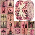 thumbnail image 1 of Rollo de Tela Ganeen Rosa para Halloween para Patchwork 6,5x51 cm, 1 of 6