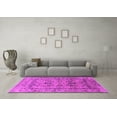 thumbnail image 3 of Ahgly Company Indoor Round Oriental Pink Traditional Area Rugs, 3' Round, 3 of 4