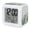Blue, Green, Pink, variant on Blue Green Cactus Digital Alarm Clock for Bedrooms, Smart LED Alarm Clock with 7 Color Changing Night Light, Tropical Summer Botanical Floral Silent Wake Up Clocks for Sleep Study Cooking 3.2"x3.2"