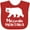 Red, variant on Inktastic Missoula, Montana White Bear Silhouette Boys or Girls Baby Bib