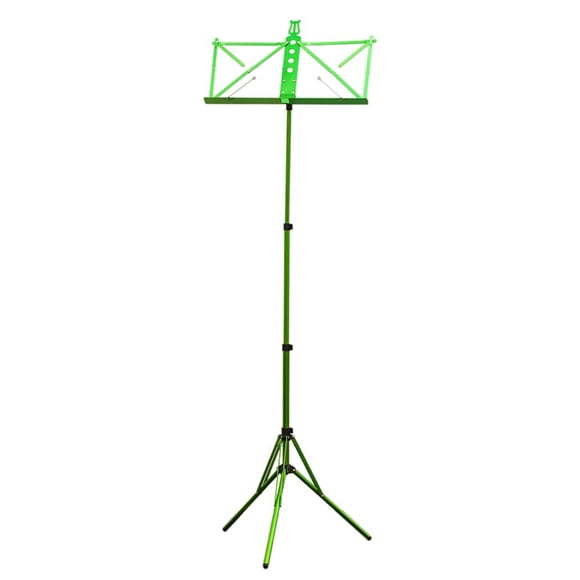 Paititi Brand New Strong Durable Adjustable Folding Music Stand (Green Folding Stand)
