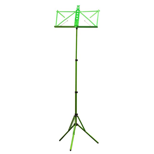 Paititi Support de Musique Pliant Réglable Durable et Solide (Support Pliant Vert)