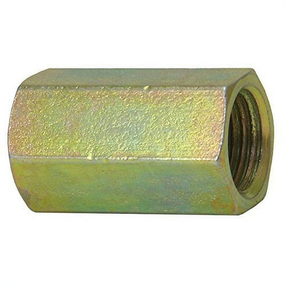 4LIFETIMELINES Steel Brake Line Union, Metric 10 by 1.0 Bubble, 3/16 Inch, 10 per Bag