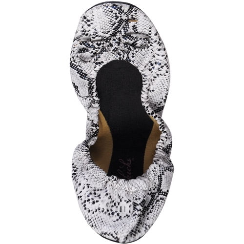 printed ballet flats