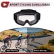 thumbnail image 3 of Gafas de motocicleta Unique Bargains, gafas de ciclismo, lente clara, marco negro, 3 of 6