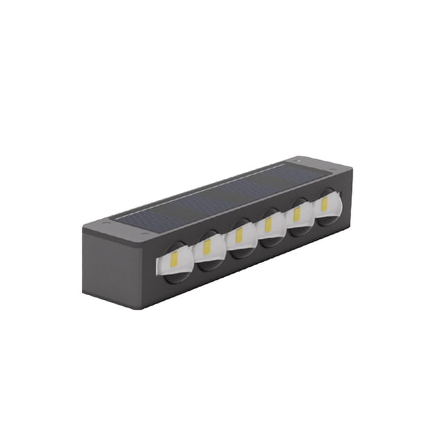 Luzes Solares Al Aire Libre 4 Lámparas de Pared Solares, Lámparas de Lavado de Pared, Lámparas Fluorescentes Al Aire Libre, Decoración Del Porche Del Jardín Moderno Impermeable