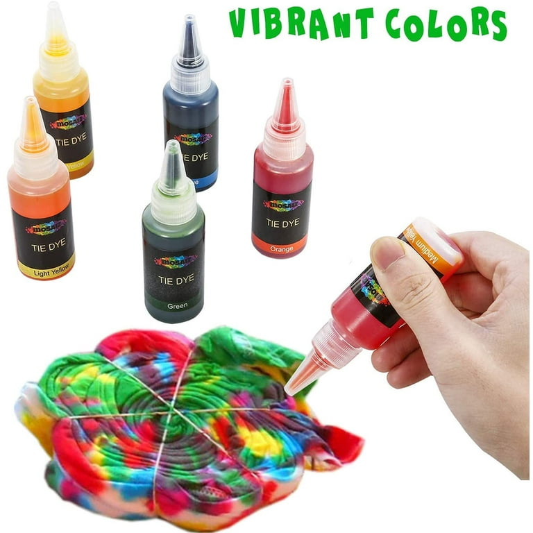 26 Colors Tie Dye Kit with Spray Nozzles Permanent One Step Tie Dye Kits  for Textile Craft Arts Shirt Fabric Canvas Shoes Tshirt Clothing Paint DIY  Party Supplies for Adults or Kids 