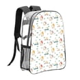 thumbnail image 3 of Kdxio Cartoon House Clear Backpack, Transparent Bookbag for School for Women Men, Capacity Clear Bag for College, Travel, 3 of 7