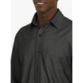thumbnail image 4 of Chaps Men's & Big Men's Tech Oxford Long Sleeve Knit Shirt, Sizes S-3XL, 4 of 7