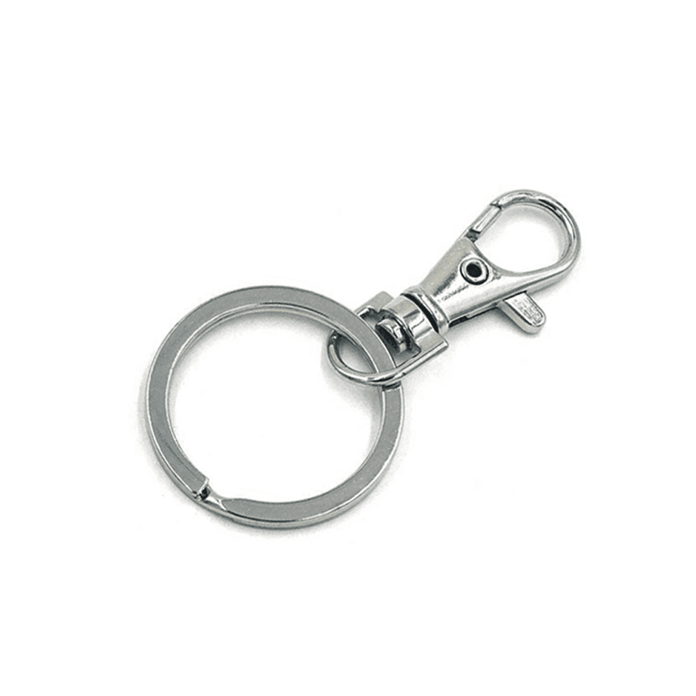 Lobster Clasp Keyring Crafts Split Rings Trigger Swivel Clasp Key Findings 