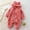 Pink, variant on XEOVHV Clearance Winter Infant Toddler Baby Sleeve Ear Hooded Romper Zipper Jumpsuit,73