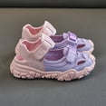 thumbnail image 6 of GiLiling Kids Closed-Toe Sport Sandals, Breathable Mesh Synthetic Upper Dual Adjustable Straps, Non-Slip Thick Sole Outdoor Summer Footwear (Pink, 11.5-12 Years), 6 of 6