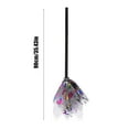 thumbnail image 3 of Halloween Witch Broom ,Plastic Witch Broomstick Broom Props, Realistic Wizard Flying Broom Stick Accessory for Costumes,Halloween Detachable Witch Besom Party Decoration Flying Besom Mesh Besom, 3 of 6