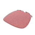 thumbnail image 2 of Wosthever Cojín de lino para silla, alfombrilla de asiento de sofá transpirable de espuma viscoelástica con lazos, funda lavable a máquina, taburete, Decoración del hogar Rojo Wosthever HA083994-05, 2 of 6