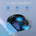 thumbnail image 6 of Self-Emptying Robot Vacuum and Mop with LiDAR Navigation 4500Pa Suction Obstacle Avoidance Perfect for Homes with Pets, Carpet & Hard Floors, 6 of 11